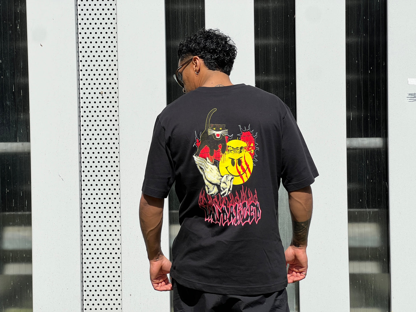 Vandalized T-shirt Black